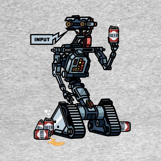 Short Circuit Johnny 5 Beers by stayfrostybro